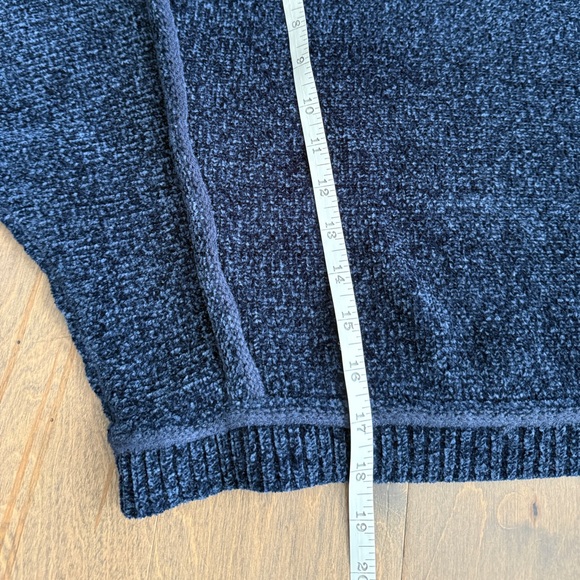 ALTAR’D STATE Women's Cropped Boat Neck Navy Sweater Size Medium, NWOT - Picture 5 of 9